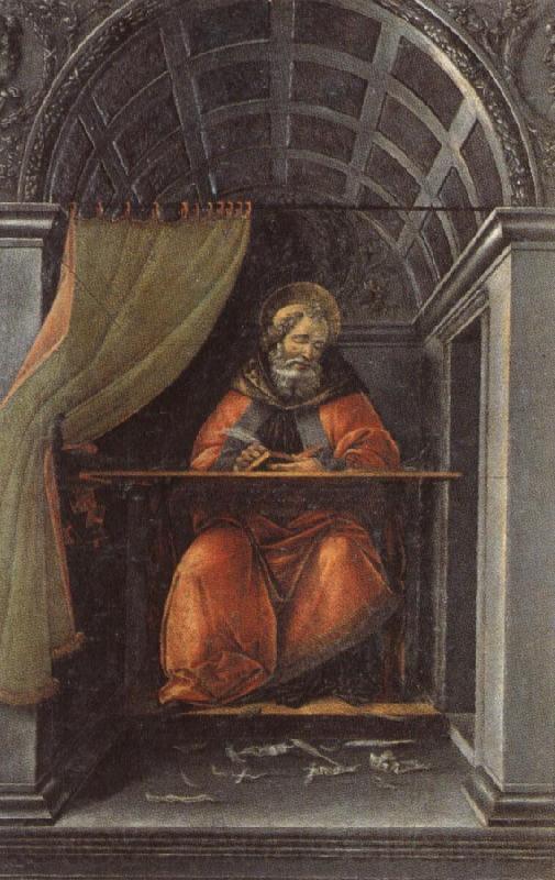 Sandro Botticelli St.Augustine in His Study Norge oil painting art